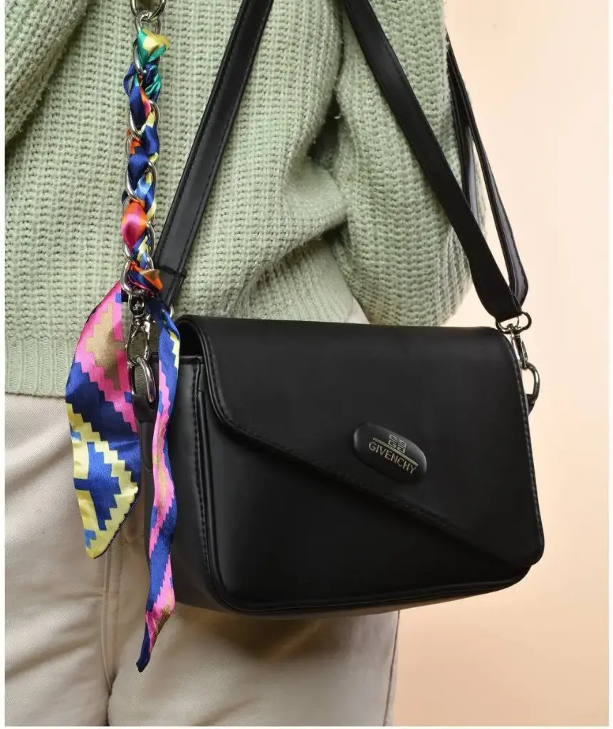 شنطة كروس جلد (اسود)